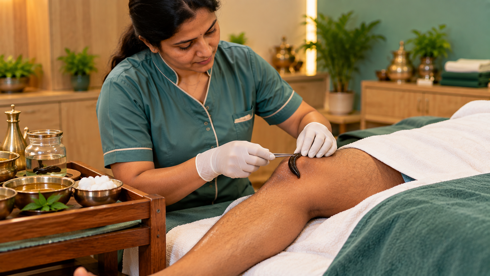 Jalaukavacharana therapy at Agnivesh Ayurveda