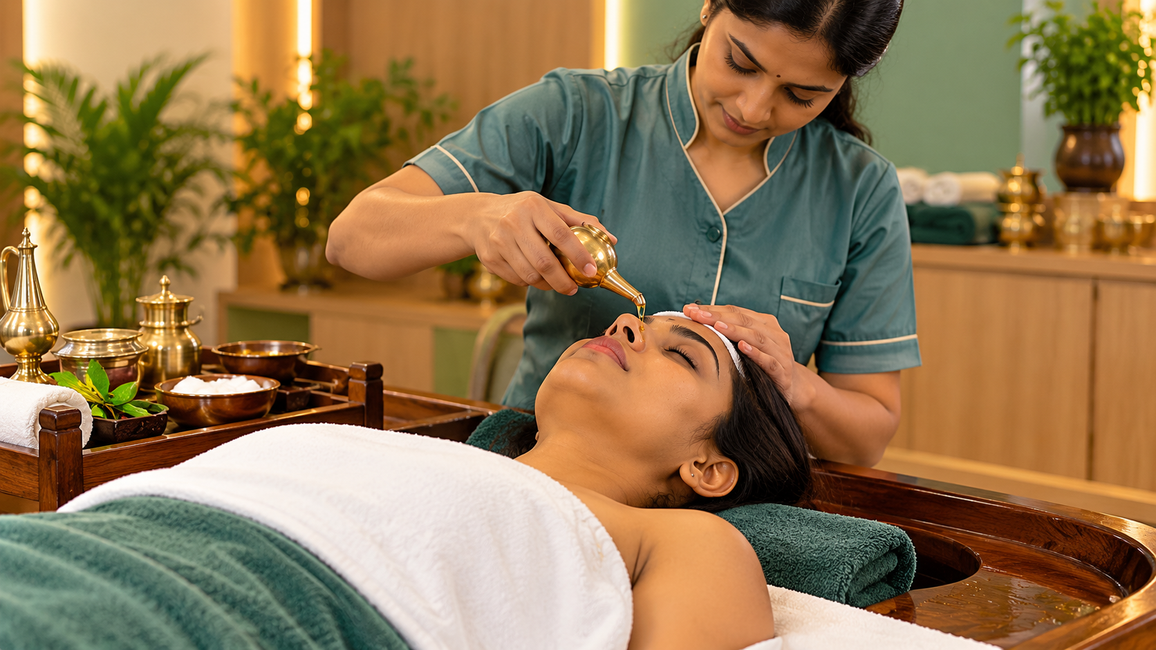 Nasya therapy at Agnivesh Ayurveda